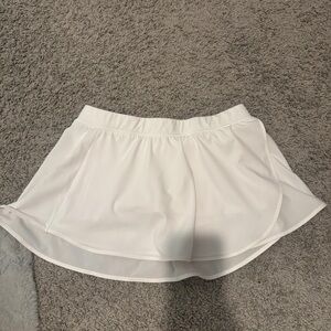 Aeropostale Flowy White Skater Skirt
